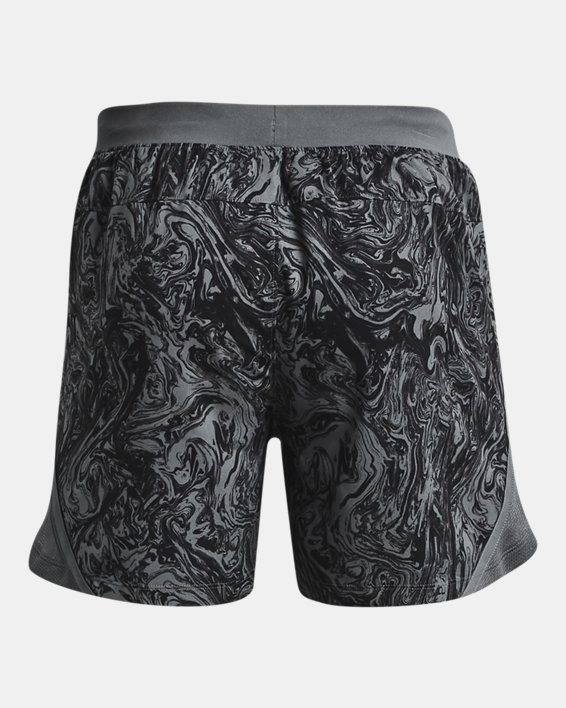 Men's UA Launch SW 5'' Printed Shorts in Gray image number 7